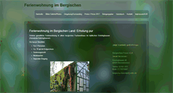 Desktop Screenshot of bergisches-fewo-idyll.de